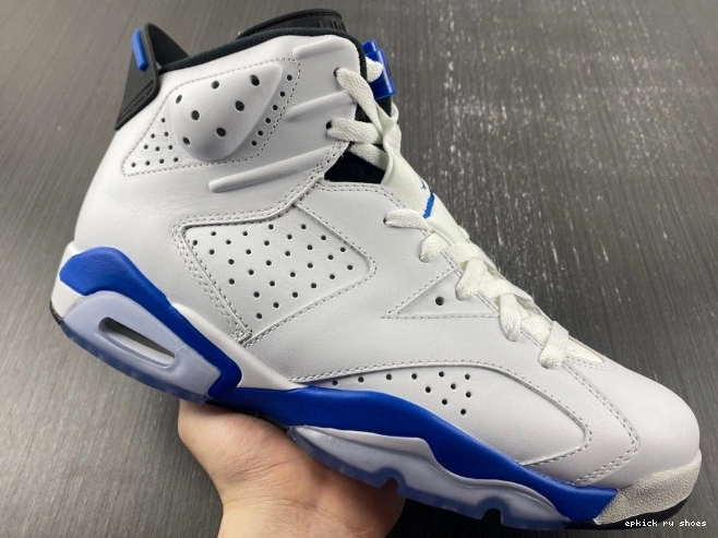 Cheap Blue Retro Air Sport 6 (2014) 384664-107 Jordan 0716